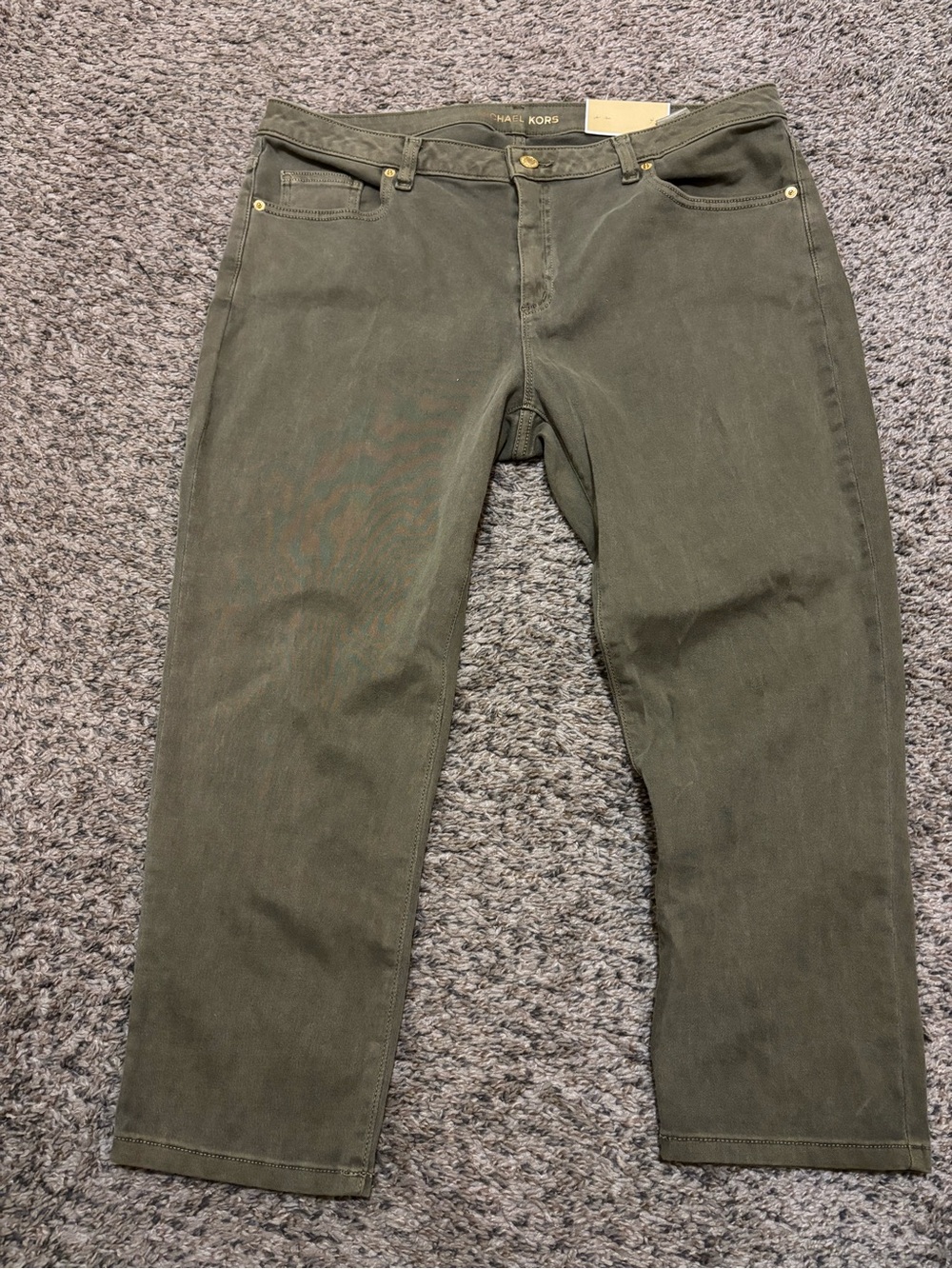 NWT MK Women’s Olive Green Chino Pants